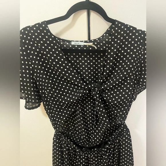 Urban outfitters black polka dot romper - Picture 4 of 8